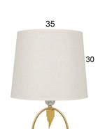 Торшер «Тур» белый 1хE27 40 Вт 38×38×168 см - фото 5038678