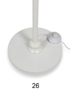 Торшер «Тур» белый 1хE27 40 Вт 38×38×168 см - фото 5038679