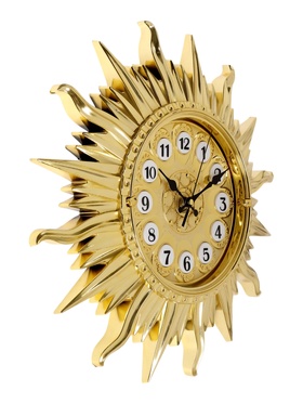 {{photo.Alt || photo.Description || 'УЦЕНКА Часы настенные интерьерные «Карора», дискретный ход, 35×35 см, золотистые'}}