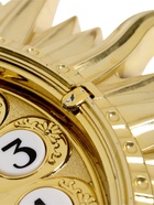 УЦЕНКА Часы настенные интерьерные «Карора», дискретный ход, 35×35 см, золотистые 10901527