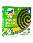 Тайга спирали от комаров угольные ХХL 10 шт. в упаковке - фото 47221300