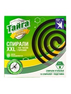 Тайга спирали от комаров угольные ХХL 10 шт. в упаковке 10897213 - фото 16684337