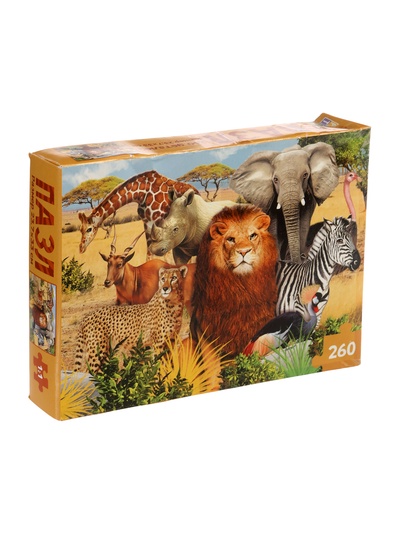 УЦЕНКА Пазл «Животные Африки», 260 элементов
