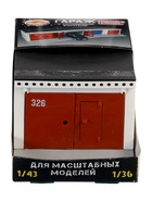 Гараж детский с распашными воротами, для машинок - Фото 4