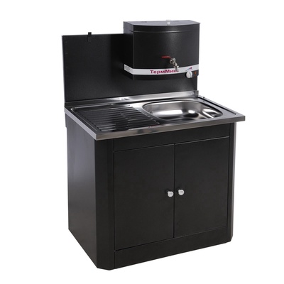 УЦЕНКА Умывальник «ТермМикс» Тандем, с ЭВН, нержавеющая мойка, 1250 Вт, 17 л, цвет серебро