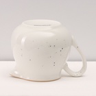 УЦЕНКА Сервиз чайный Доляна «Млечный путь», 15 предметов: 6 чашек 220 мл, 6 блюдец d=13.5 см, молочник 300 мл, сахарница 350 мл, чайник 1 л, фарфор, белый - Фото 7