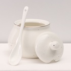 УЦЕНКА Сервиз чайный Доляна «Млечный путь», 15 предметов: 6 чашек 220 мл, 6 блюдец d=13.5 см, молочник 300 мл, сахарница 350 мл, чайник 1 л, фарфор, белый - Фото 9