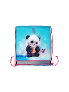 Мешок для обуви deVENTE на шнурке, с сеткой, принтом, размер 47×1×40 см, голубой - Фото 2