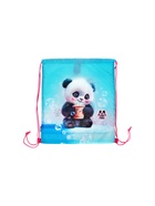 Мешок для обуви на шнурке deVENTE Yummy Panda, вставка сетка, для девочки 10841154 - фото 16740419