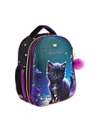 Рюкзак каркасный 38х29х17 см, deVENTE Choice Lite 17L Beautiful Cat, + брелок, для девочки 10841224 - фото 5403238