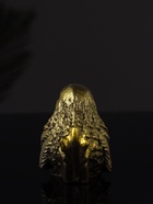 Фигурка гипс «Птичка», 9×6×5 см, золото - фото 809034334