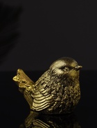 Фигурка гипс «Птичка», 9×6×5 см, золото - фото 809034335