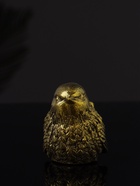 Фигурка гипс «Птичка», 9×6×5 см, золото - фото 809034336