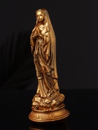 Фигурка гипс «Дева Мария», 14×5 см, бронза 10896086 - фото 16684344