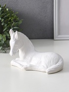 Фигура «Лошадь», 12.5×20×10 см, натуральный, гипс - фото 51810638