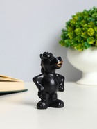 Фигурка гипс «Конь реальный», 8 см, чёрный - Фото 2