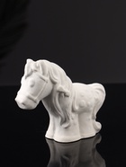 Фигурка гипс «Лошадка», 8×10×4 см, натуральный - Фото 2