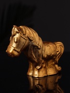 Фигурка гипс «Лошадка», 8×10×4 см, бронза - Фото 2