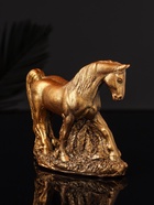 Фигурка гипс «Конь Граф», 11×13×5 см, бронза - Фото 4