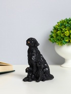 Фигурка гипс «Лабрадор с щенками», 10×7 см, чёрный - Фото 2