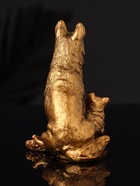 Фигурка гипс «Овчарка с щенками», 10×7 см, бронза - Фото 4