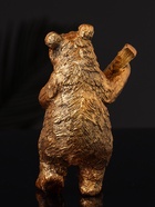 Фигурка гипс «Медведь с домрой», 11×6 см, бронза - фото 809034543 Фигурка гипс «Медведь с домрой», 11×6 см, бронза - фото 809034543