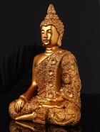 Фигурка гипс «Будда большой», 17×13 см, бронза  (артикул 10896124)  большой выбор товаров оптом и в розницу по низким ценам с доставкой