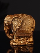 Набор фигурок «Слоны», 3 шт., под бронзу 10896126