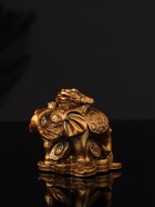 Набор фигурок «Слоны», 3 шт., под бронзу 10896126