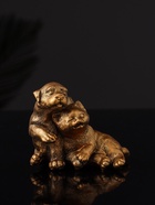 Набор фигурок «Гости, кошка и собака», 2 шт., 7 см, бронза - фото 47221471