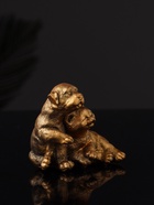 Набор фигурок «Гости, кошка и собака», 2 шт., 7 см, бронза - фото 47221472