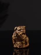 Набор фигурок «Гости, кошка и собака», 2 шт., 7 см, бронза - фото 47221478