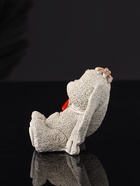 Фигурка гипс «Кролик с бантом», 7 см, серый 10896133