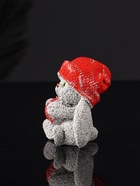 Фигура "Кролик  в шапке" 7 см, серый - фото 809034634