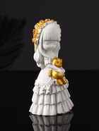 Набор: шкатулка для украшений, фигурка «Девочка», на подставке для мелочей, 12×20×10 см - Фото 5