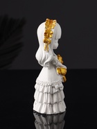 Набор: шкатулка для украшений, фигурка «Девочка», на подставке для мелочей, 12×20×10 см - Фото 6