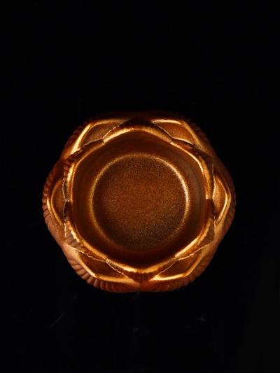 Набор: фигурка «Кролик фэншуй», подсвечник на 1 свечу, 12×20 см, гипс под бронзу