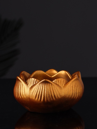 Набор: фигурка «Кролик фэншуй», подсвечник на 1 свечу, 12×20 см, гипс под бронзу