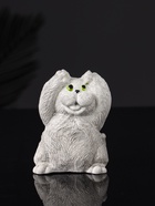 Набор фигурок «Три кота: ничего не вижу, не слышу, не говорю», гипс, 7 см, серый - фото 47344771