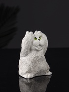 Набор фигурок «Три кота: ничего не вижу, не слышу, не говорю», гипс, 7 см, серый - фото 47344776