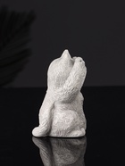 Набор фигурок «Три кота: ничего не вижу, не слышу, не говорю», гипс, 7 см, серый - фото 47344762