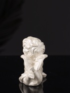 Фигурка гипс «Ангел лежит на животе», перламутр, 8×7×5 см - фото 809571183