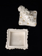 Шкатулка для украшений «Ангел лежит на животе», гипс, 9×9×9 см, перламутр - Фото 7