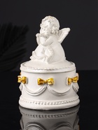 Шкатулка для украшений «Ангел», гипс, 12×9 см, перламутр - Фото 6