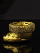 Подсвечник на 1 свечу «Колпак» 9×7×5 см, гипс под золото - Фото 2