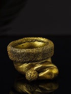 Подсвечник на 1 свечу «Колпак» 9×7×5 см, гипс под золото - Фото 5