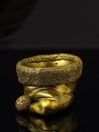 Подсвечник на 1 свечу «Колпак» 9×7×5 см, гипс под золото - Фото 6