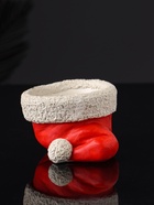 Подсвечник на 1 свечу «Колпак», гипс, 9×7×5 см, красный - Фото 2