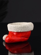 Подсвечник на 1 свечу «Колпак», гипс, 9×7×5 см, красный - Фото 4