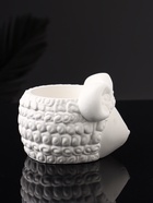 Декоративное кашпо для цветов «Баран», 12×10×7 см, гипс, белое - Фото 5